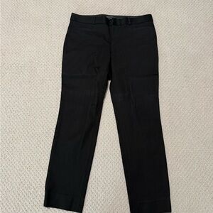 Banana Republic Black Dress Pants Slim Ankle High Rise Sloan